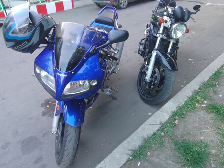 2003 Suzuki SV 1000, синий, 265000 рублей, вид 2