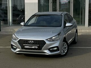 2018 Hyundai Solaris II, серебристый, 859000 рублей, вид 3