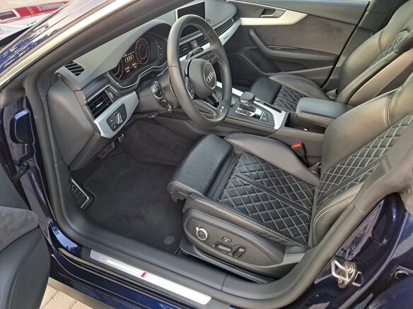 2019 Audi A5 II (F5), синий, 3500000 рублей - вид 21
