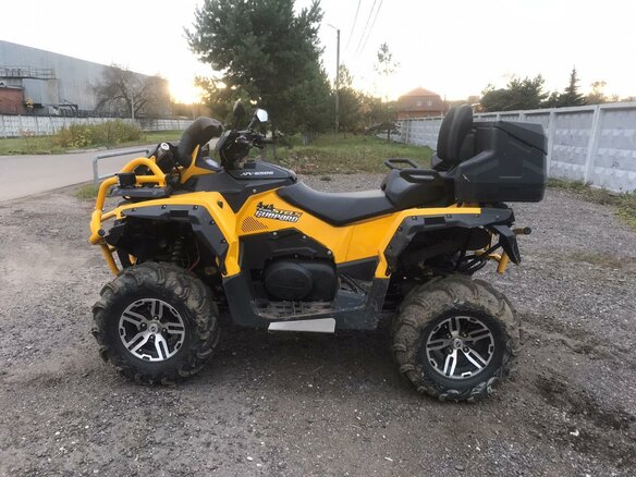 2016 Stels ATV-650 Guepard ST, жёлтый - вид 4