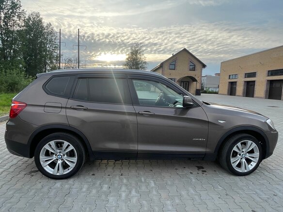 2013 BMW X3 20d xDrive II (F25), коричневый, 1430000 рублей - вид 4