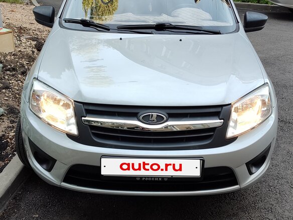2014 Lada (ВАЗ) Granta I, серебристый, 650000 рублей - вид 7