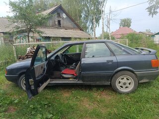 1989 Audi 80 IV (B3), синий, 350000 рублей, вид 3