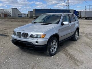2001 BMW X5 4.4i I (E53), серебристый, 850000 рублей, вид 2