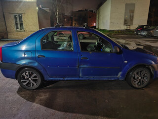 2006 Renault Logan I, синий, 180000 рублей, вид 4