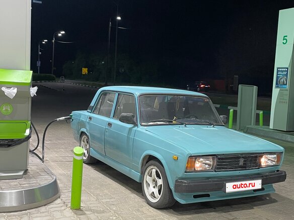 2001 Lada (ВАЗ) 2107, голубой, 130000 рублей - вид 5