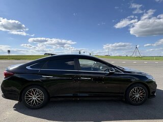 2018 Hyundai Sonata VII (LF) Рестайлинг, чёрный, 1540000 рублей, вид 2