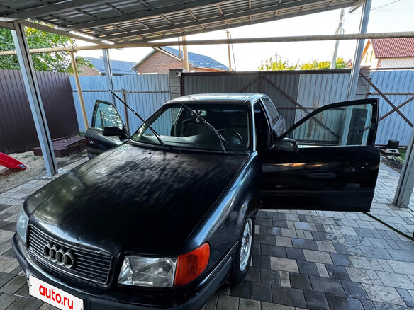 1991 Audi 100 IV (C4), чёрный, 200000 рублей - вид 1