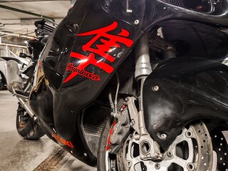 2002 Suzuki GSX 1300 R Hayabusa, чёрный, 420000 рублей, вид 4