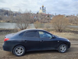 2008 Hyundai Elantra IV (HD), чёрный, 390000 рублей, вид 4