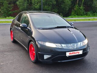 2007 Honda Civic VIII, чёрный, 530000 рублей, вид 2