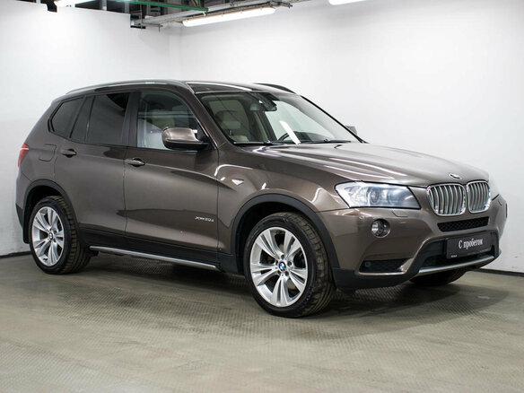 2012 BMW X3 20d xDrive II (F25), коричневый - вид 2