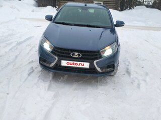 2017 Lada (ВАЗ) Vesta I, синий, 620000 рублей, вид 2