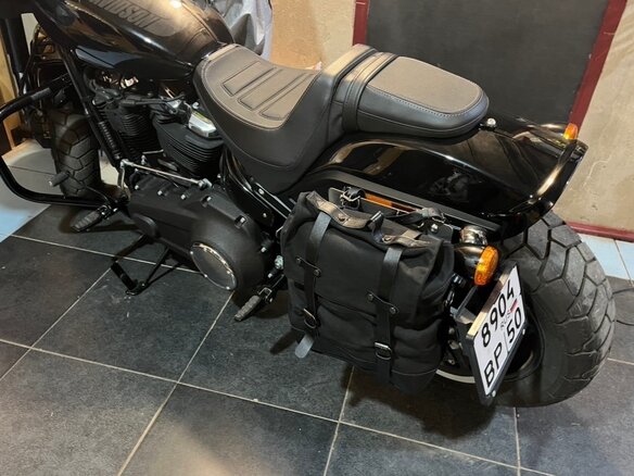 2020 Harley-Davidson Fat Bob, чёрный, 1950000 рублей - вид 20