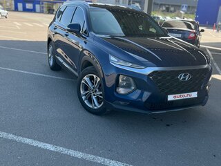 2018 Hyundai Santa Fe IV, синий, 2800000 рублей, вид 2