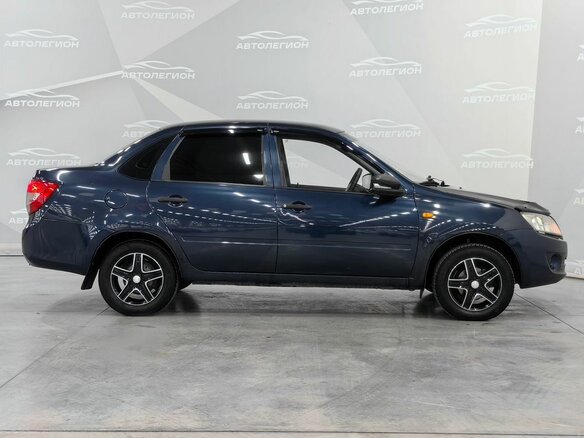 2012 Lada (ВАЗ) Granta I, синий, 450000 рублей - вид 5