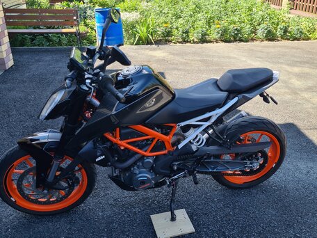 2019 KTM 390 Duke, оранжевый, 450000 рублей, вид 4