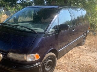 1997 Toyota Previa I (XR10, XR20), фиолетовый, 360000 рублей, вид 2