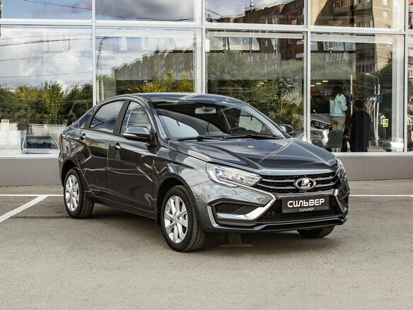 2026 Lada (ВАЗ) Vesta I Рестайлинг (NG), серый, 1880000 рублей - вид 3