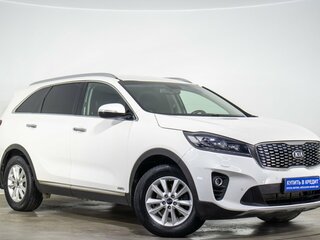 2019 Kia Sorento III Prime Рестайлинг, белый, 2749000 рублей, вид 1