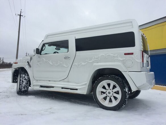 2007 Hummer H2 I, белый - вид 3