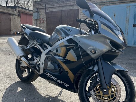 1999 Kawasaki ZX-6 Ninja, серый, 325000 рублей, вид 2