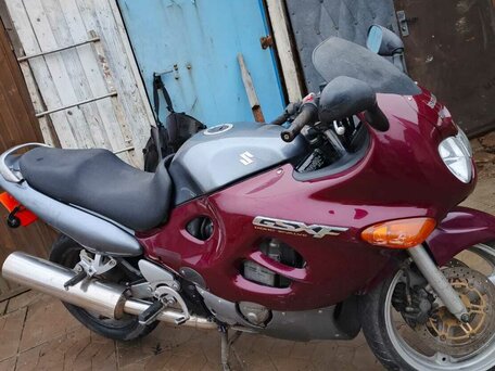 2005 Suzuki GSX 750F Katana, пурпурный, 349000 рублей, вид 3