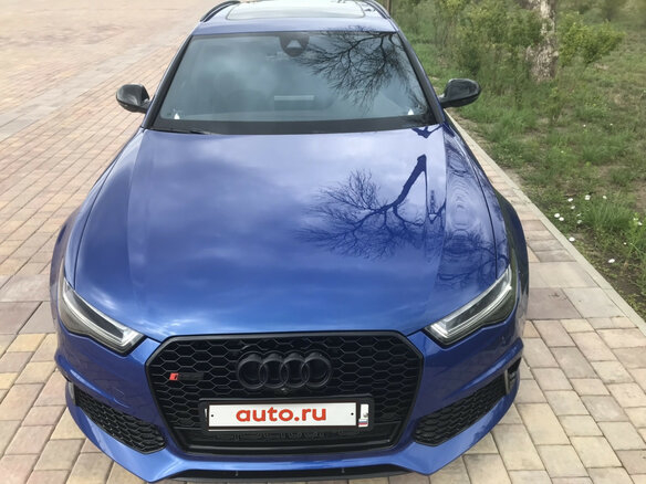 2016 Audi RS 6 performance III (C7) Рестайлинг, синий - вид 16