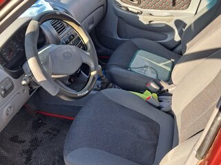 2008 Hyundai Accent ТагАЗ II, красный, 380000 рублей, вид 5