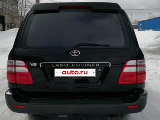 2003 Toyota Land Cruiser 100 Series Рестайлинг 1, чёрный, 2900000 рублей, вид 2