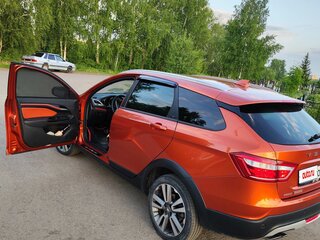 2018 Lada (ВАЗ) Vesta SW Cross I, оранжевый, 1250000 рублей, вид 1