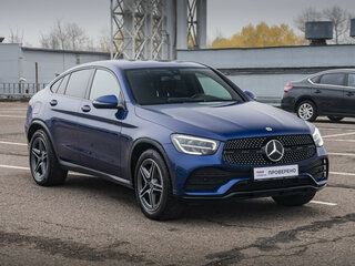 2019 Mercedes-Benz GLC Coupe 300 I (C253) Рестайлинг, синий, 3947000 рублей, вид 4