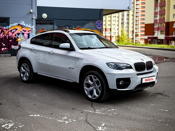 2010 BMW X6 40d I (E71), белый, 1750000 рублей - вид 8