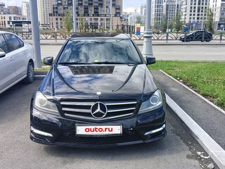 2011 Mercedes-Benz C-Класс 180 BlueEFFICIENCY III (W204) Рестайлинг, чёрный, 1320000 рублей, вид 2