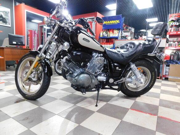 1996 Yamaha XV1100 Virago, чёрный - вид 23
