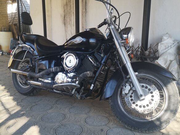 2004 Yamaha XVS1100, чёрный, 500000 рублей - вид 5
