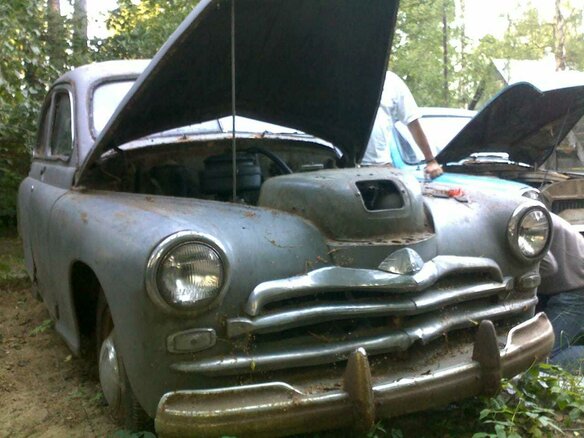 1956 ГАЗ М-20 «Победа», серый - вид 2