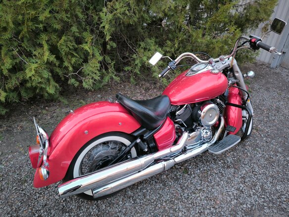 2003 Yamaha XVS1100, красный, 550000 рублей - вид 8