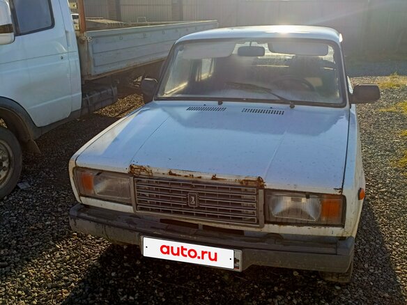 2007 Lada (ВАЗ) 2107, белый, 75000 рублей