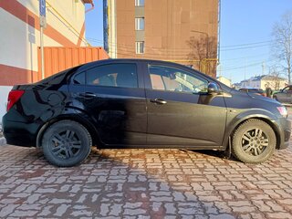 2012 Chevrolet Aveo II, чёрный, 850000 рублей, вид 4