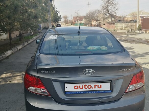2012 Hyundai Solaris I, серый, 850000 рублей - вид 5