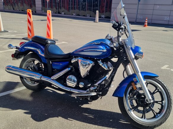 2009 Yamaha XVS950, синий, 650000 рублей - вид 5