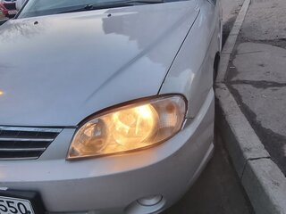 2007 Kia Spectra I Рестайлинг 2, серый, 240000 рублей, вид 4