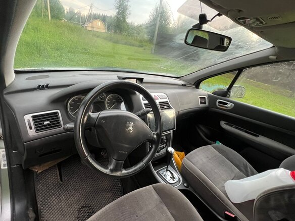 2002 Peugeot 307 I, серый, 320000 рублей - вид 5