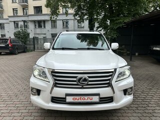 2014 Lexus LX 570 III Рестайлинг, белый, 5090000 рублей, вид 1