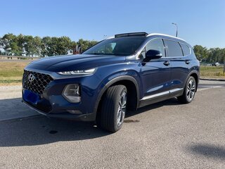 2020 Hyundai Santa Fe IV, синий, 3250000 рублей, вид 1