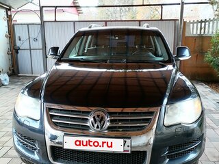 2007 Volkswagen Touareg I Рестайлинг, чёрный, 850000 рублей, вид 1