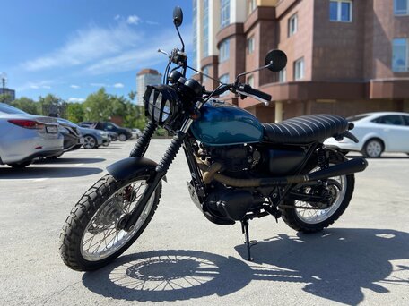 2008 Kawasaki W 800, синий, 500000 рублей, вид 5