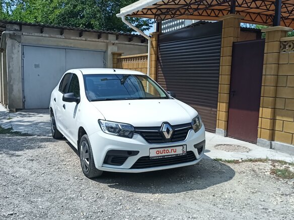 2020 Renault Logan II Рестайлинг, белый, 850000 рублей