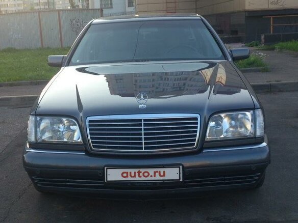 1996 Mercedes-Benz S-Класс 420 III (W140) Рестайлинг, серый - вид 1